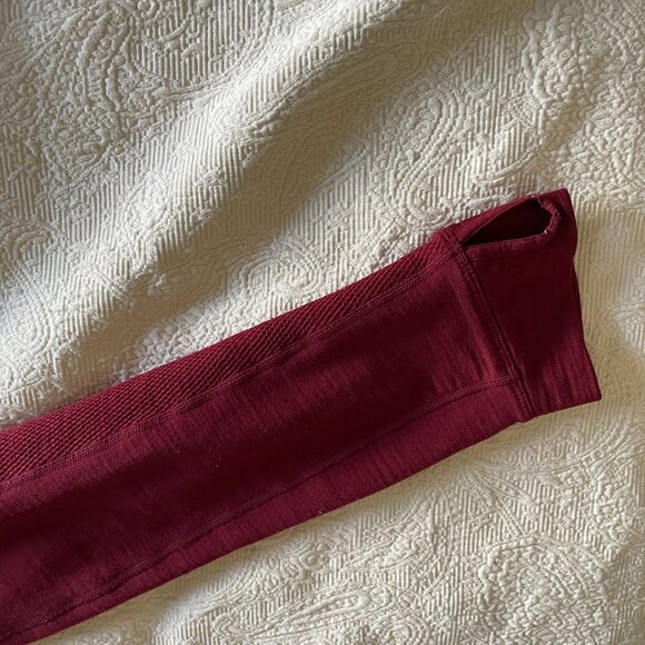 Men's Red Large Icebreaker Merino Wool Hooded Sweatshirt - Picture 6 of 8